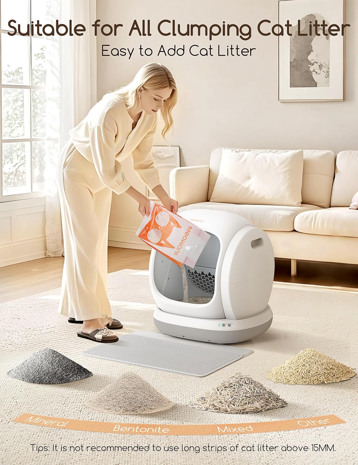 Meowant Self-Cleaning Cat Litter Box - MW-SC02