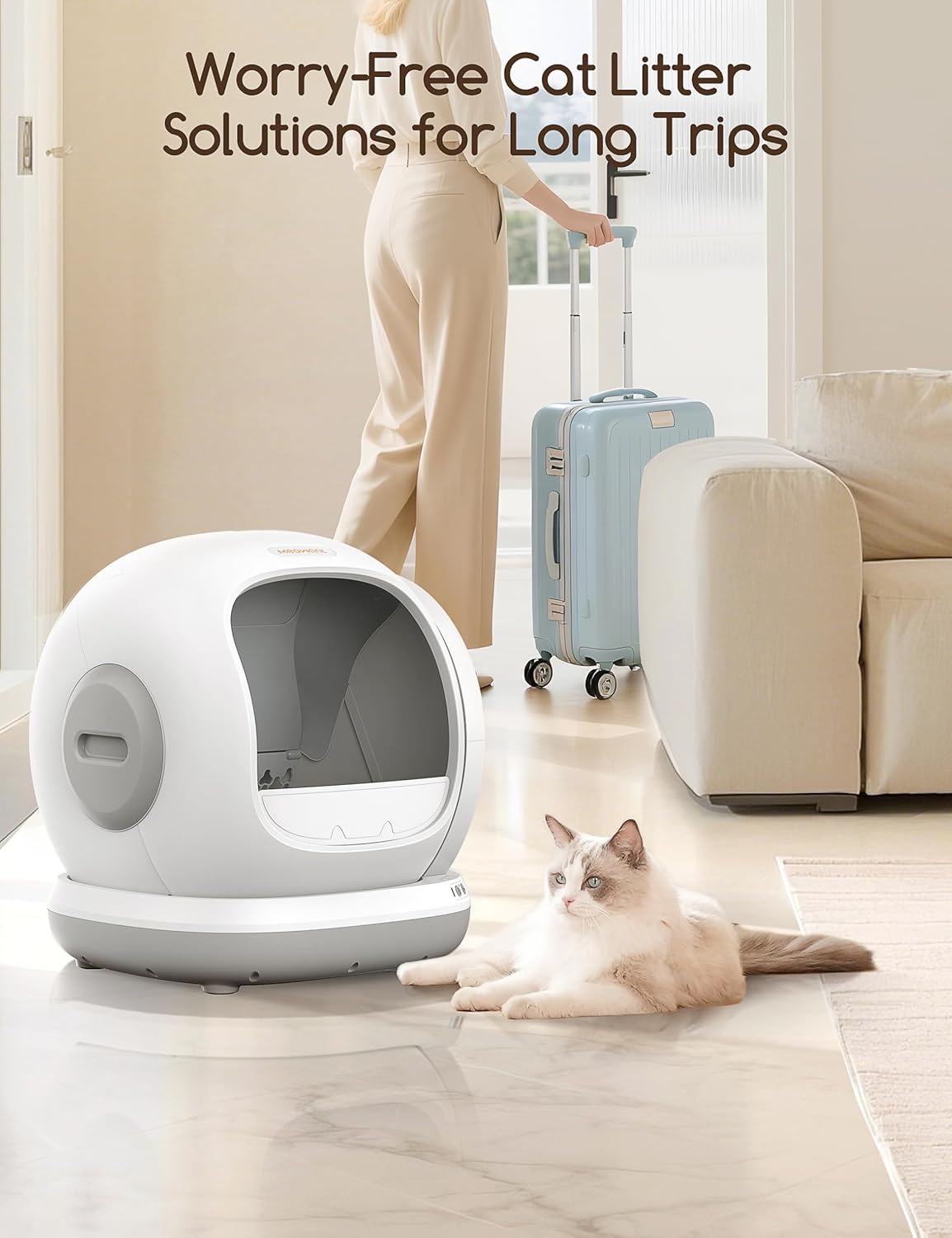 Meowant Self-Cleaning Cat Litter Box - MW-SC02