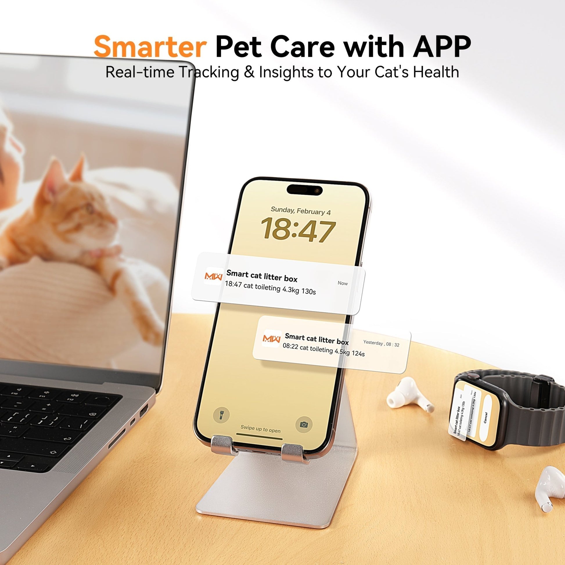 Meowant Self-Cleaning Cat Litter Box - MW-SC01