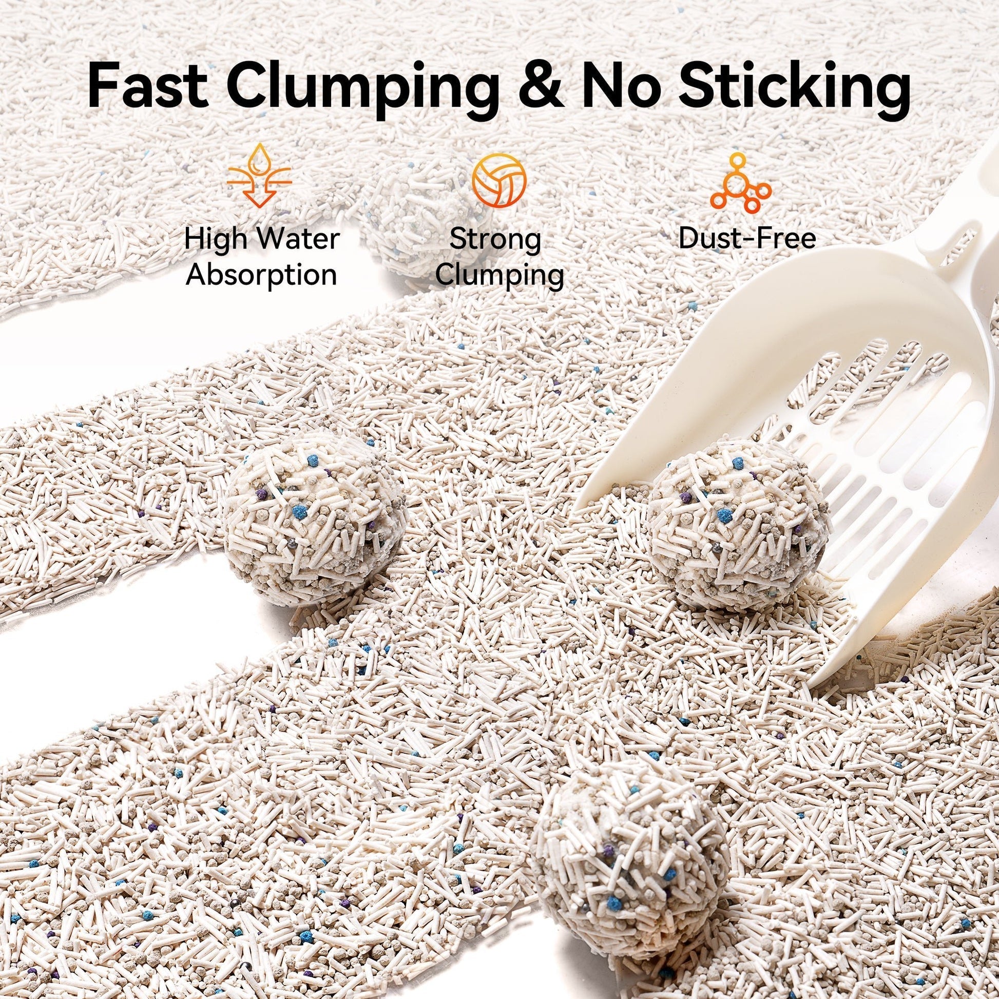 Meowant 5-in-1 Mixed Cat Litter 7.9 lbs × 2