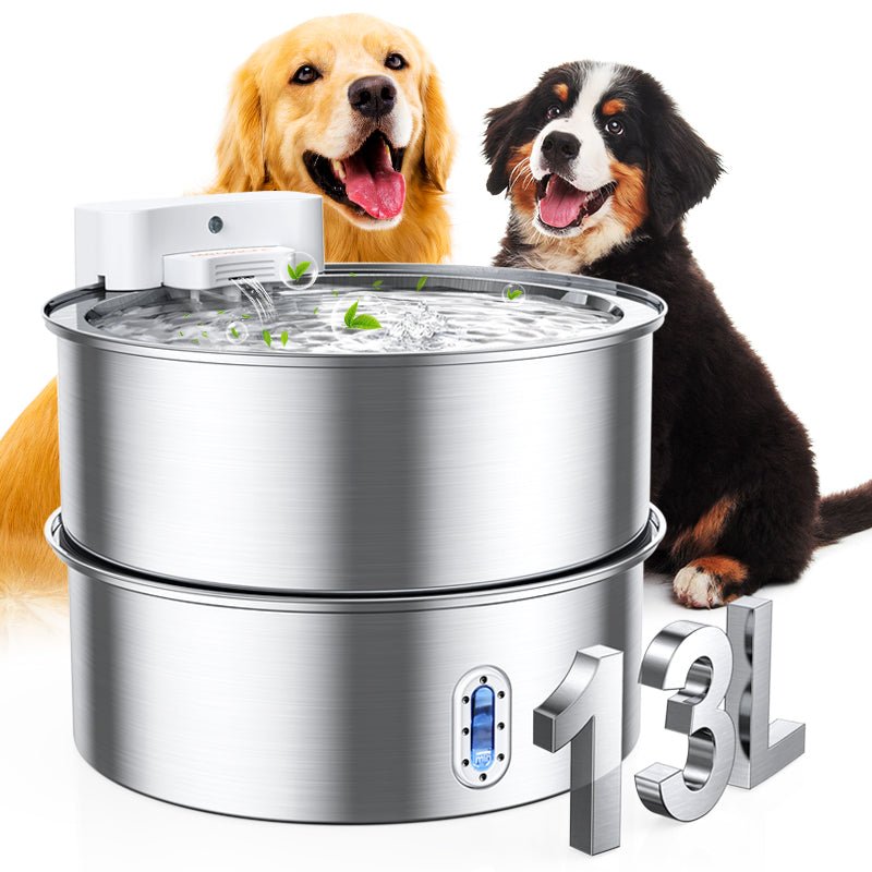 Meowant Stainless Steel Dog Water Fountain-DF01